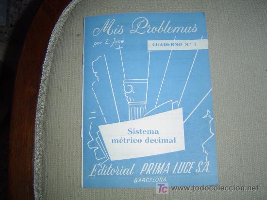 Libros de segunda mano: Cuaderno escuela Mis Problemas,por E.Jane. - Foto 1
