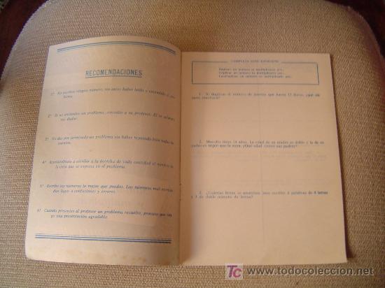 Libros de segunda mano: Cuaderno escuela Mis Problemas,por E.Jane. - Foto 2