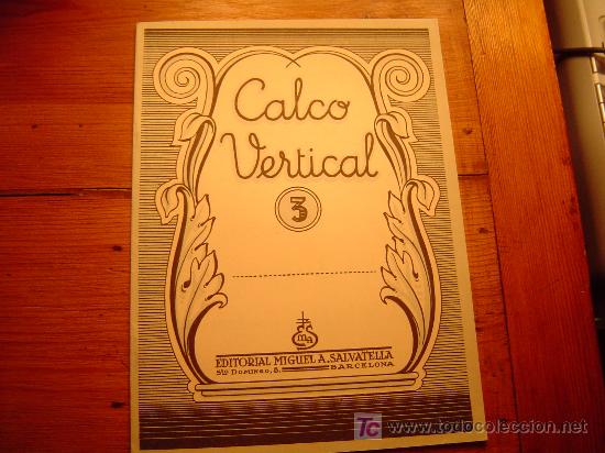 Libros de segunda mano: Calco vertical n&ordm;3 Salvatella - Foto 1