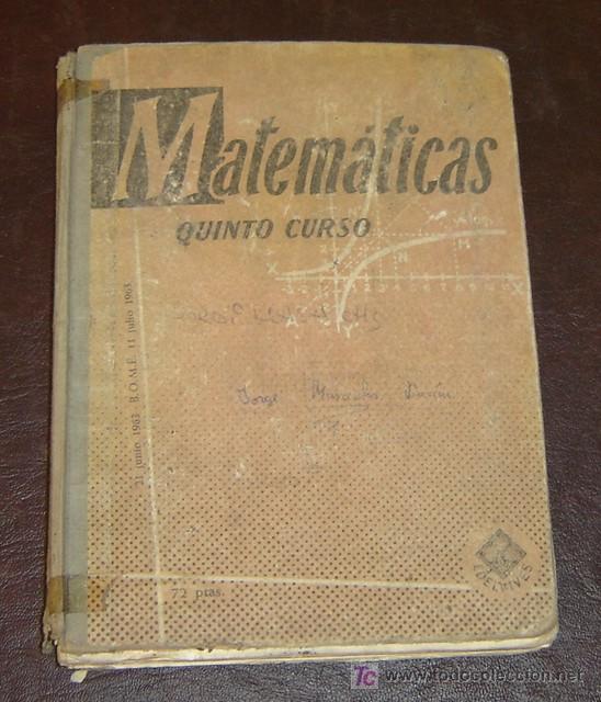 Libros de segunda mano: MATEMATICAS 5&ordf; CURSO - EDELVIVES -Zaragoza 1964 - Foto 1