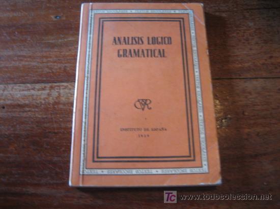 Libros de segunda mano: ANALISIS LOGICO GRAMATICAL - Foto 1