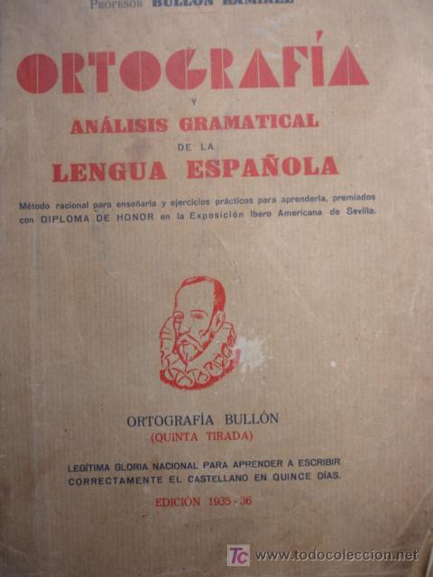 Libros de segunda mano: ORTOGRAFIA,BULLON RAMIREZ,ESCUELA - Foto 1