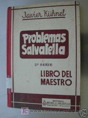 Libros de segunda mano: PROBLEMAS SALVATELLA. LIBRO DEL MAESTRO. ED.1959. L4416 - Foto 1