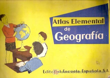 Libros de segunda mano: ATLAS ELEMENTAL DE GEOGRAF&Iacute;A (Madrid, 1965) - Foto 1