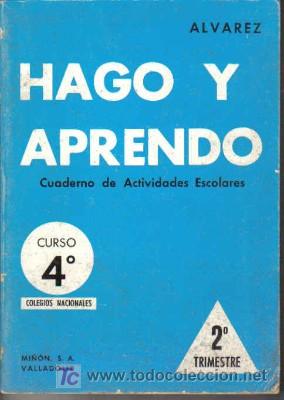 Libros de segunda mano: HAGO Y APRENDO 4&ordm; CURSO 2&ordm; TRIMESTRE DE ALVAREZ-MI&Ntilde;ON - Foto 1