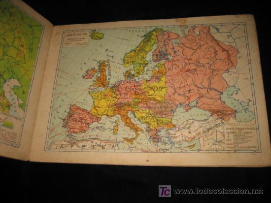 Libros de segunda mano: ATLAS ESCOLAR MODERNO 1943 - Foto 3