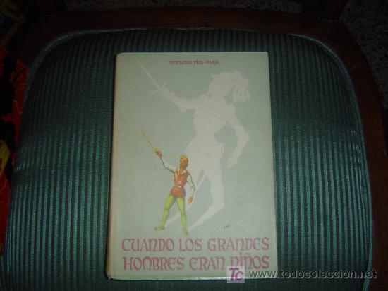 Libros de segunda mano: Cuando Los grandes Hombres eran Ni&ntilde;os - Foto 1