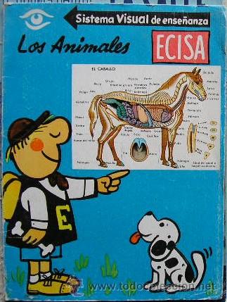 Libros de segunda mano: LOS ANIMALES - ECISA. SISTEMA VISUAL DE ENSE&Ntilde;ANZA. - Foto 1