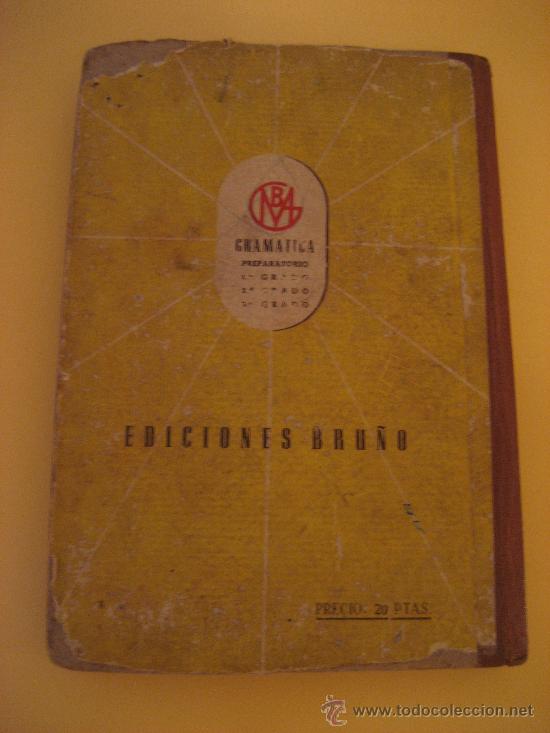 Libros de segunda mano: LIBRO GRAMATICA ESPA&Ntilde;OLA: PREPARATORIA SEGUNDO GRADO (A&Ntilde;OS 50) - Foto 2