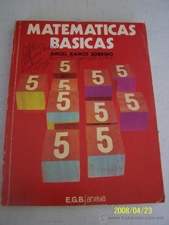 Libros de segunda mano: MATEM&Aacute;TICAS B&Aacute;SICAS 5&ordm;.-EGB.- ANAYA-ANGEL RAMOS SOBRINO-1979 - Foto 1