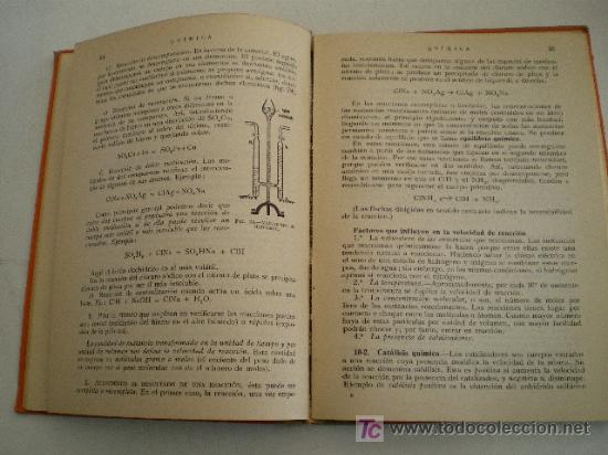 Libros de segunda mano: QUIMICA &ndash; QUINTO CURSO PLAN 1957 - Foto 2