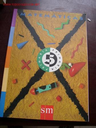 Libros de segunda mano: EDC. S.M. MATEM&Aacute;TICAS - 5&ordm; PRIMARIA - 1994 - Foto 1
