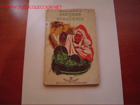 Second hand books: Resumen de Etnolog&iacute;a (Francisco Jord&agrave; Cerd&aacute;)