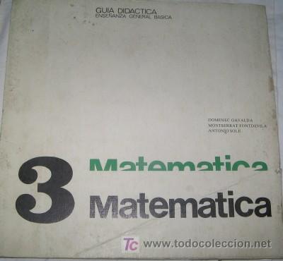 Libros de segunda mano: GU&Iacute;A DID&Aacute;CTICA MATEM&Aacute;TICA 3&ordm; - Foto 1