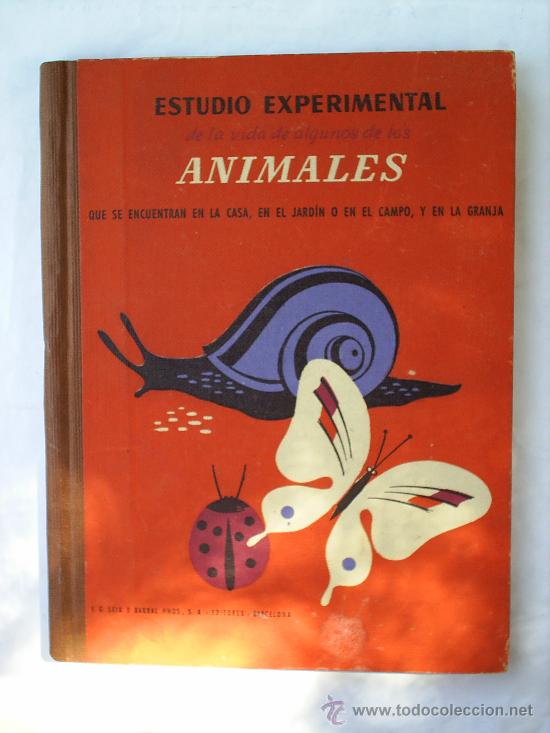 Libros de segunda mano: ESTUDIO ESPERIMENTAL ANIMALES --1941 -SEIX Y BARRAL - Foto 1