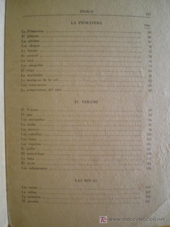 Libros de segunda mano: LIBRO DE LA NATURALEZA. PRIMER GRADO. TEIDE. A&Ntilde;O 1963 - Foto 4