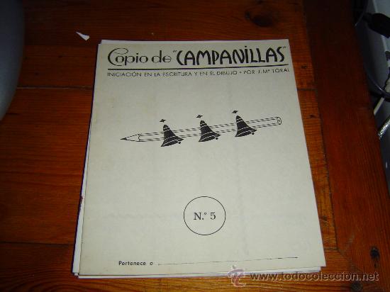 Second hand books: Cuaderno escuela de escritura ,Copio de Campanillas.escuela