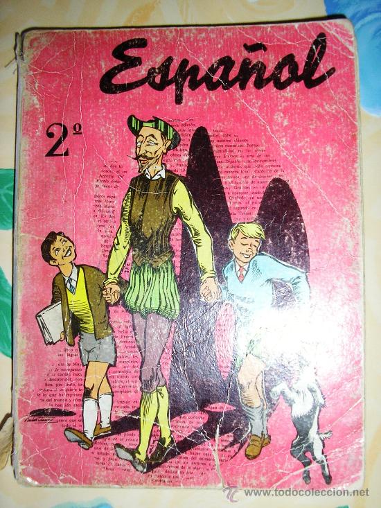 Libros de segunda mano: ANTIGUO LIBRO DE ESPA&Ntilde;OL 2&ordm; A&Ntilde;O DE BACHILLERATO.1964 - Foto 1