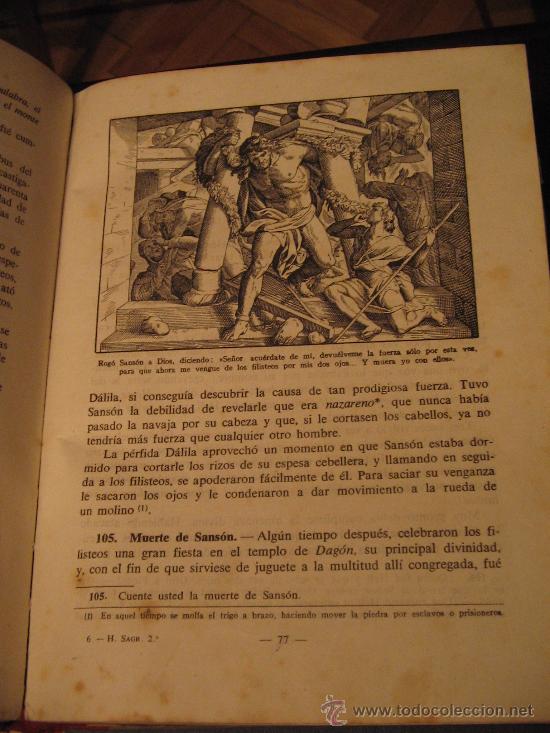 Libros de segunda mano: Historia Sagrada - Foto 2
