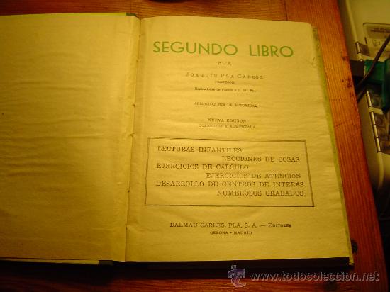 Libros de segunda mano: Antiguo libro de texto Segundo Libro. (Tapas de cart&oacute;n) - Foto 2