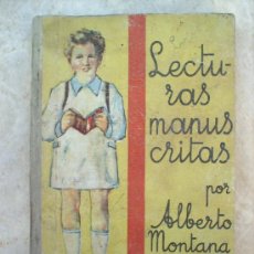 Libros de segunda mano: LECTURAS MANUSCRITAS-1943-EDITORIAL SALVATELLA