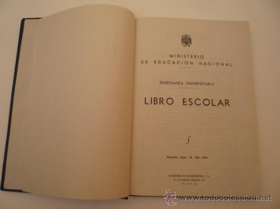Libros de segunda mano: LIBRO DE ESCOLARIDAD ANTIGUO - Foto 2