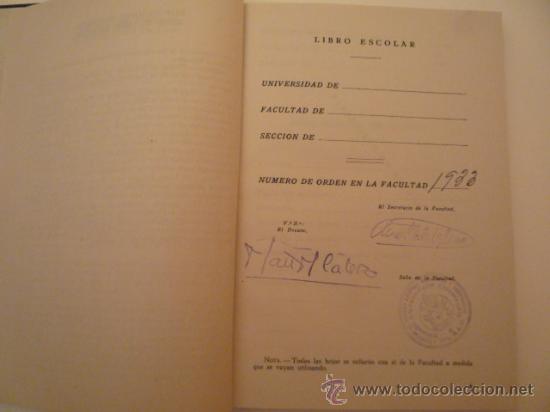Libros de segunda mano: LIBRO DE ESCOLARIDAD ANTIGUO - Foto 3