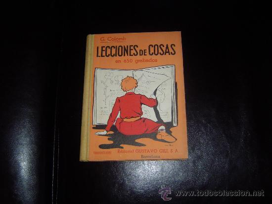 Libros de segunda mano: Libro escuela LECCIONES DE COSAS. - Foto 1