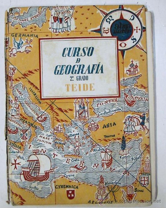 Libros de segunda mano: LLTX100.- CURSO DE GEOGRAFIA. ED. TEIDE. 2&ordm; GRADO - Foto 1