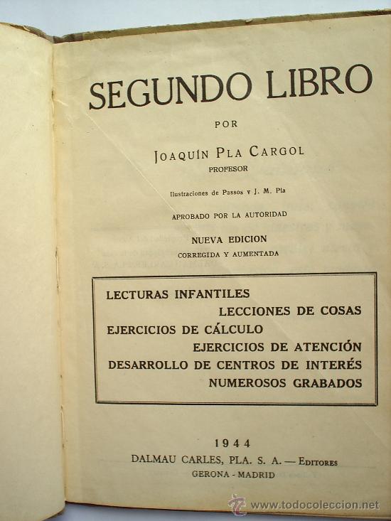 Libros de segunda mano: SEGUNDO LIBRO - IDEAS,HECHOS Y EJEMPLOS 1944 DALMAU CARLES- - Foto 4