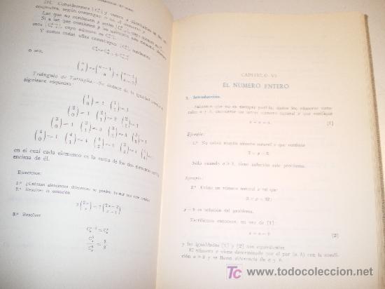 Libros de segunda mano: MATEMATICA MODERNA - QUINTO CURSO - TEXTO PILOTO (1967) - Foto 2
