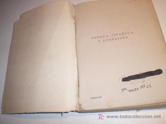 Libros de segunda mano: LENGUA Y LITERATURAS ESPA&Ntilde;OLAS CURSO TERCERO. TEXTO E.P. - Foto 4