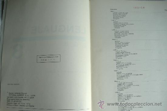 Libros de segunda mano: lenguaje 3&ordm; egb, edit. everest - Foto 2