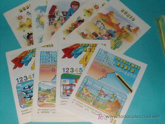 Libros de segunda mano: LOTE 8CALIGRAFIAS Y PROBLEMAS RUBIO - Foto 1