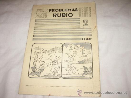 Libros de segunda mano: PROBLEMAS RUBIO RESTAR 2  SIN USO - Foto 1
