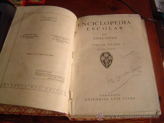 Libros de segunda mano: Antigua Enciclopedia de escuela. - Foto 2