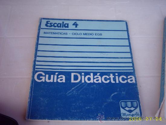 Libros de segunda mano: Escala 4. Guia did&aacute;ctica Mangold 1982 - Foto 1