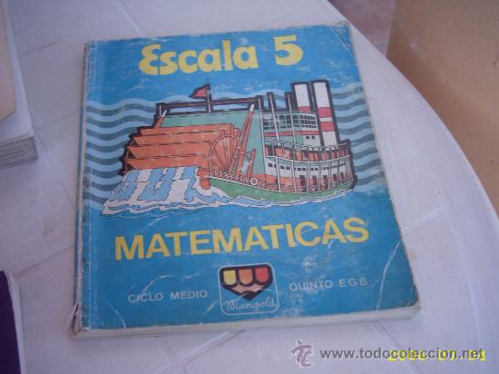 Libros de segunda mano: Escala 5 EGB. Matem&aacute;ticas, 1982 Mangold - Foto 1