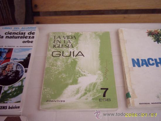 Libros de segunda mano: La Vida en la Iglesia. Guia 7&ordm; EGB . Edelvives. - Foto 1