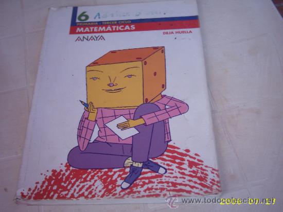 Libros de segunda mano: Matem&aacute;ticas 6 Anaya 1999 - Foto 1