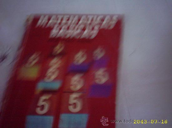 Libros de segunda mano: Matem&aacute;ticas B&aacute;sicas de Angel Raomos Sobrino 5 EGB Anaya 1977 - Foto 1