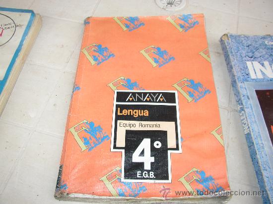 Libros de segunda mano: Lengua 4 Equipo Romania Anaya - Foto 1