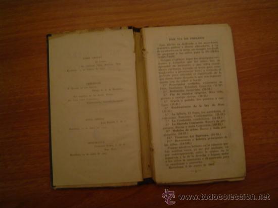 Libros de segunda mano: MI PRIMERA COMUNION .POR  P.LUIS RIBERA 1943 - Foto 2