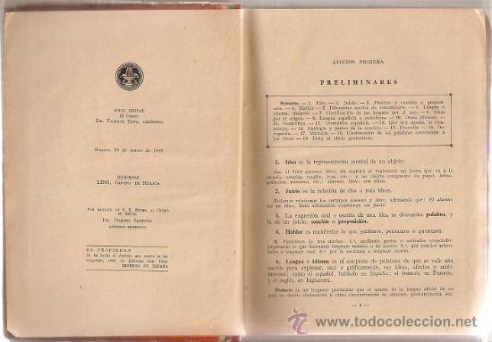 Libros de segunda mano: 1357 -GRAMATICA. TERCER GRADO. EDITORIAL EDELVIVES, 1948 - Foto 2