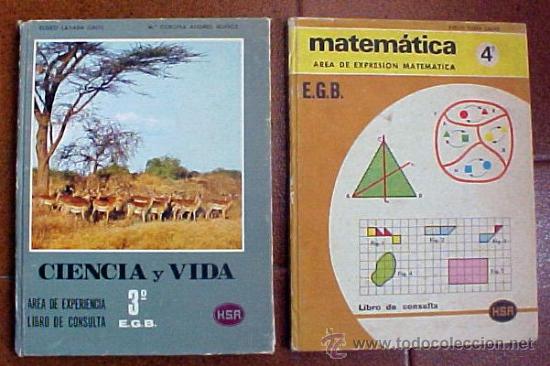 Libros de segunda mano: Libro Ciencia y Vida 3&ordm; y Matem&aacute;tica 4&ordm; - Foto 1