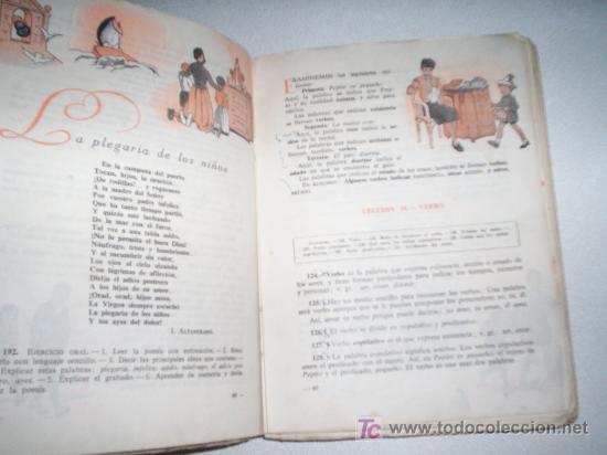Libros de segunda mano: GRAM&Aacute;TICA. SEGUNDO GRADO. ED. LUIS VIVES. (1952) - Foto 5
