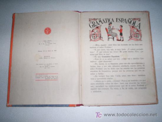 Libros de segunda mano: GRAM&Aacute;TICA. GRADO PREPARATORIO. ED. LUIS VIVES. (1952) - Foto 3