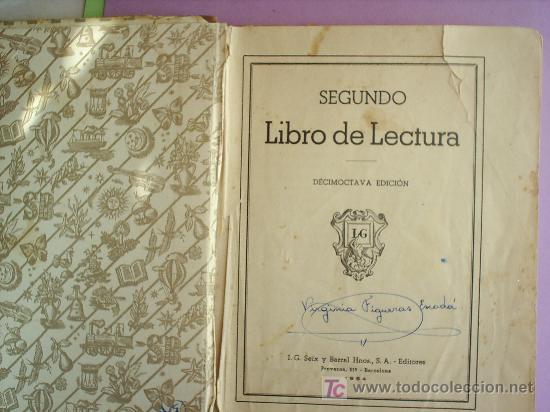 Libros de segunda mano: SEGUNDO LIBRO DE LECTURA ,ESCOLAR 1954, SEIX Y BARRAL - Foto 2