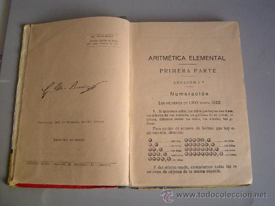 Libros de segunda mano: Libro escuela ARITM&Eacute;TICA. Ediciones Bru&ntilde;o. - Foto 3