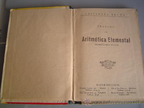Libros de segunda mano: Libro de escuela DE ARITMETICA. Ediciones Bru&ntilde;o. - Foto 2
